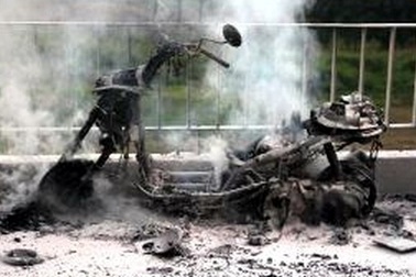 Bí ẩn những vụ cháy xe máy 