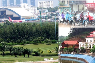 Sân golf “kín” trong sân bay và dinh cơ hoành tráng của Giám đốc Sở