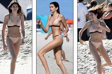 Con gái siêu mẫu Cindy Crawford đẹp rạng ngời ở tuổi 15