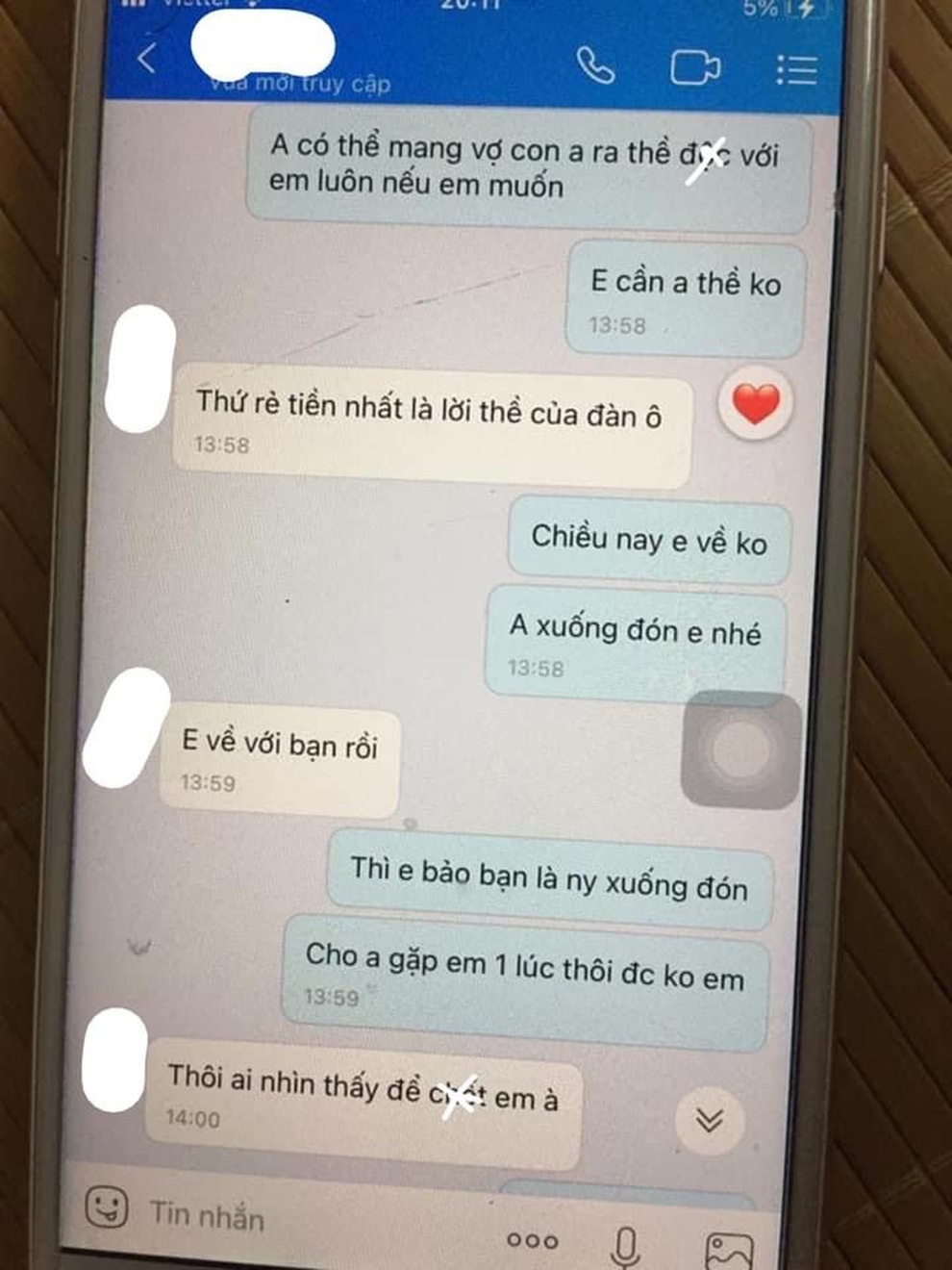 Dân mạng nổi giận trước loạt tin nhắn với gái của ông chồng có vợ đang bầu - 3 Dân mạng nổi giận trước loạt tin nhắn với gái của ông chồng có vợ đang bầu - 3
