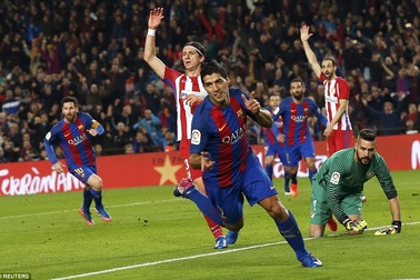 “Vượt ải” Atletico, Barcelona giành vé vào chung kết Cúp Nhà vua