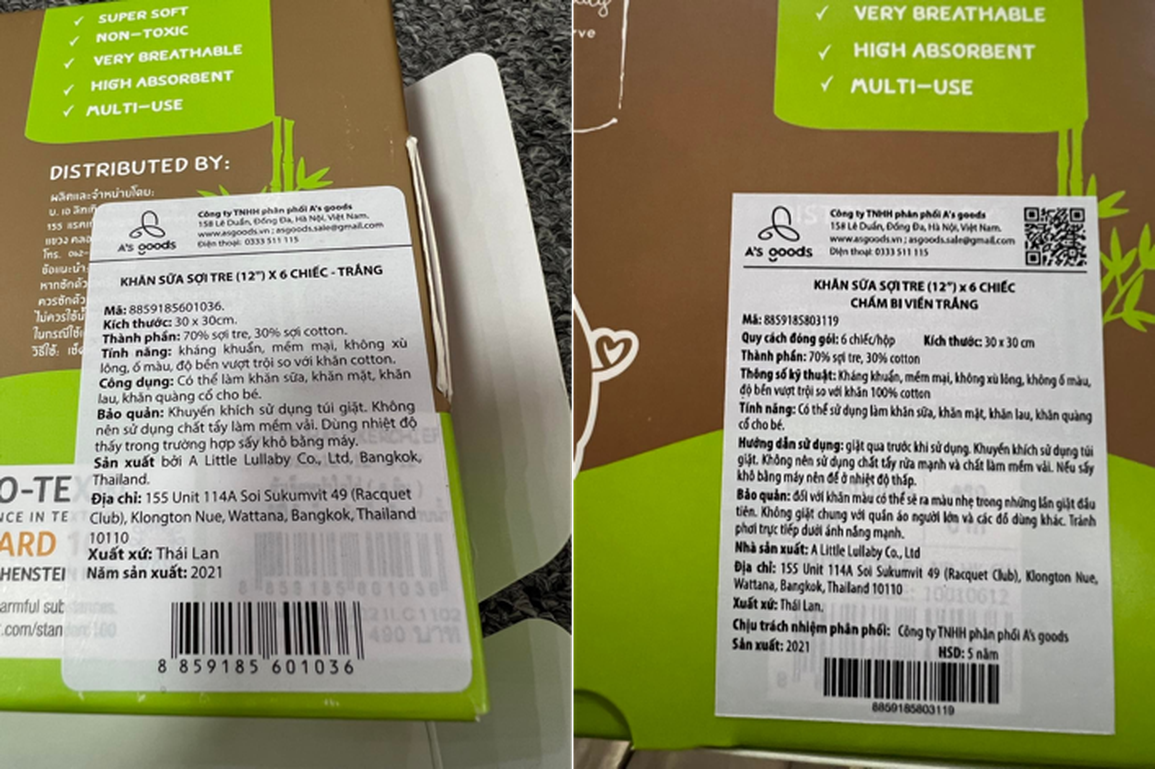 Phát hiện hàng giả khăn sữa Nappi - mách mẹ cách chọn hàng chuẩn - 4 Phát hiện hàng giả khăn sữa Nappi - mách mẹ cách chọn hàng chuẩn - 4