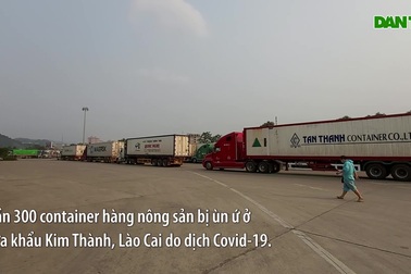 Lào Cai: Nhu cầu xuất khẩu tăng mạnh, hàng hóa ùn ứ tại cửa khẩu Kim Thành
