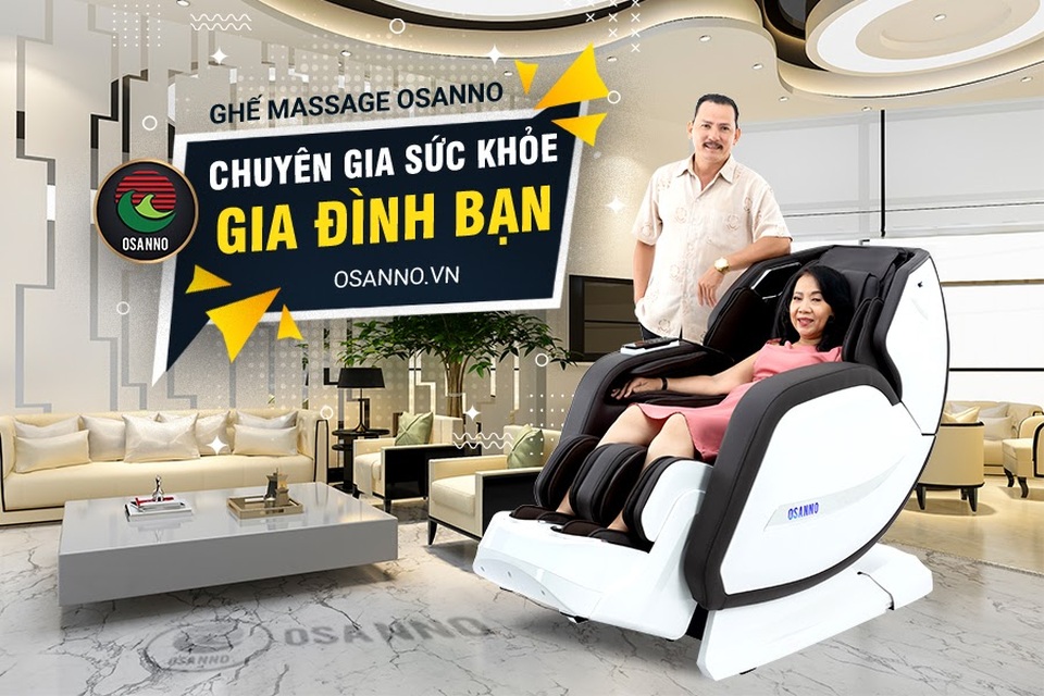 Ghế massge OSANNO: “Chiếc ghế vua” dành cho sức khỏe người Việt - 3 Ghế massge OSANNO: “Chiếc ghế vua” dành cho sức khỏe người Việt - 3