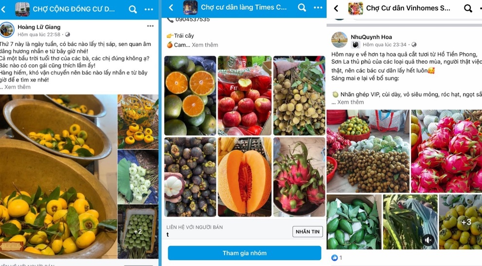 Giãn cách xã hội, chợ online chung cư nhộn nhịp kẻ bán người mua - 1 Giãn cách xã hội, chợ online chung cư nhộn nhịp kẻ bán người mua - 1