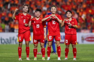 Đội tuyển nữ Việt Nam đại thắng 7-0 trước Maldives