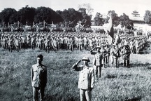 Lễ  chào cờ đặc biệt trong ngày giải phóng Thủ đô