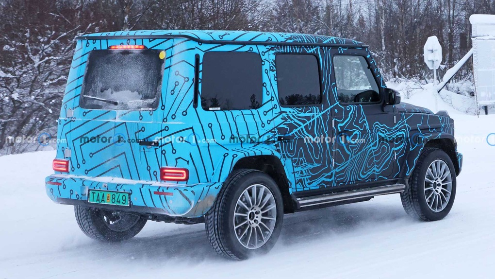 Mercedes-Benz EQG lộ diện trên đường thử, là bản thuần điện của G-Class - 12 Mercedes-Benz EQG lộ diện trên đường thử, là bản thuần điện của G-Class - 12