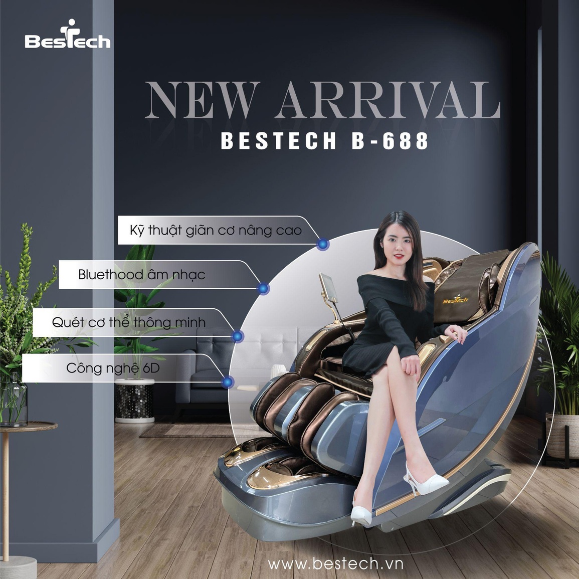 Bestech - thương hiệu ghế massage hàng đầu Việt Nam - 4 Bestech - thương hiệu ghế massage hàng đầu Việt Nam - 4