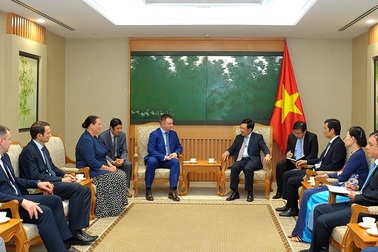 Phó Thủ tướng tiếp đoàn đại biểu cấp cao thanh niên Liên bang Nga