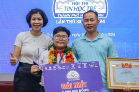 Nam sinh 11 tuổi "đầu toàn ý tưởng" là ứng viên Công dân trẻ TPHCM