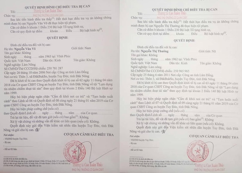 Cặp vợ chồng khốn khổ bị kết án 2 năm tù trong vụ án lạ tại Đắk Nông! - 2 Cặp vợ chồng khốn khổ bị kết án 2 năm tù trong vụ án lạ tại Đắk Nông! - 2