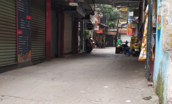 Con ngõ nhỏ đi vào căn nhà nơi xảy ra sự việc Con ngõ nhỏ đi vào căn nhà nơi xảy ra sự việc