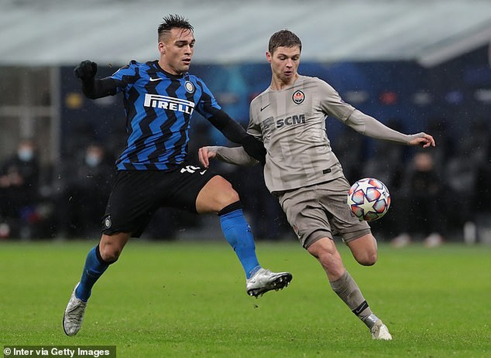 Hòa thất vọng Shakhtar Donestk, Inter Milan đứng cuối bảng - 1 Hòa thất vọng Shakhtar Donestk, Inter Milan đứng cuối bảng - 1
