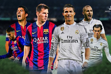 Messi-Suarez-Neymar vượt trội so với Benzema-Bale-C.Ronaldo