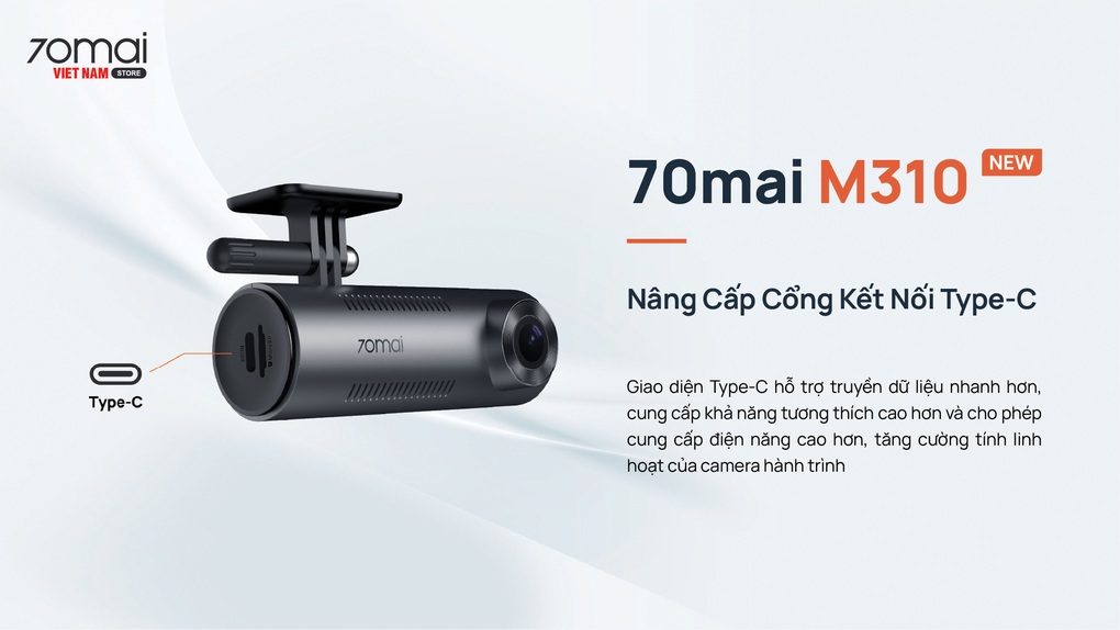 70mai ra mắt camera hành trình M310 ghi hình 2K thế hệ mới - 5 70mai ra mắt camera hành trình M310 ghi hình 2K thế hệ mới - 5