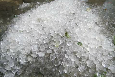 Lào Cai lại xuất hiện mưa đá