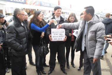 Nghĩa cử từ xứ sở Bạch dương với miền Trung