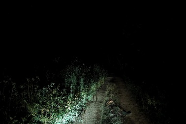 Tài xế hốt hoảng phanh gấp tránh người đàn ông nằm ngủ giữa đường