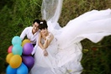 Chụp ảnh cưới tại phim trường “Love Garden”