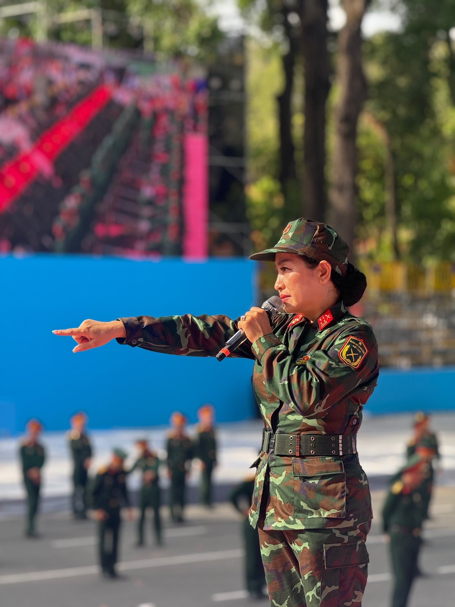 Nữ Đại tá tiết lộ về màn xếp hình Đất nước trọn niềm vui ở lễ diễu binh - 1
