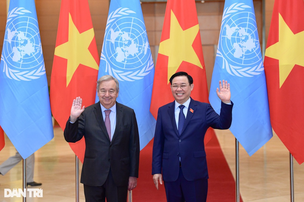 Chủ tịch Quốc hội Vương Đình Huệ hội kiến Tổng Thư ký Liên hợp quốc - 1 Chủ tịch Quốc hội Vương Đình Huệ hội kiến Tổng Thư ký Liên hợp quốc - 1