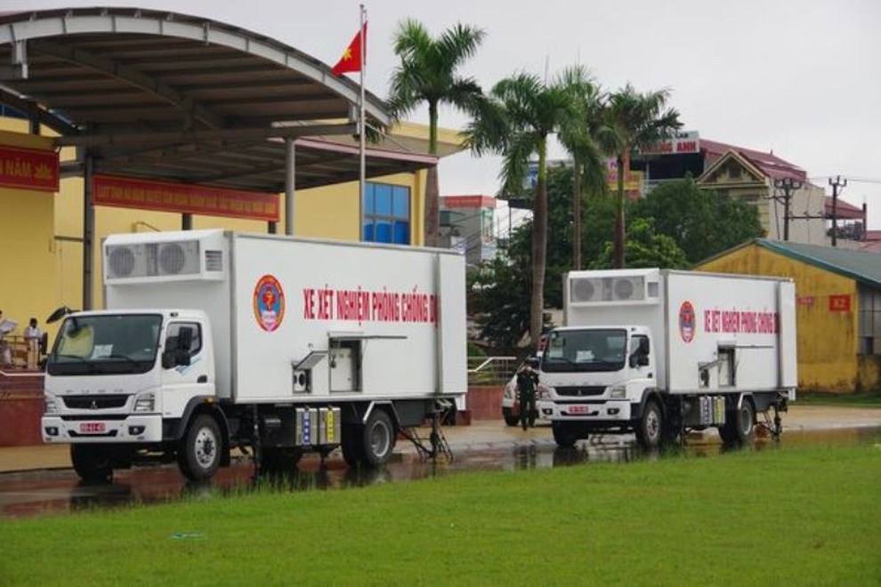 Đoàn công tác Cục Quân y hỗ trợ Hà Nam xét nghiệm trên diện rộng - 1 Đoàn công tác Cục Quân y hỗ trợ Hà Nam xét nghiệm trên diện rộng - 1