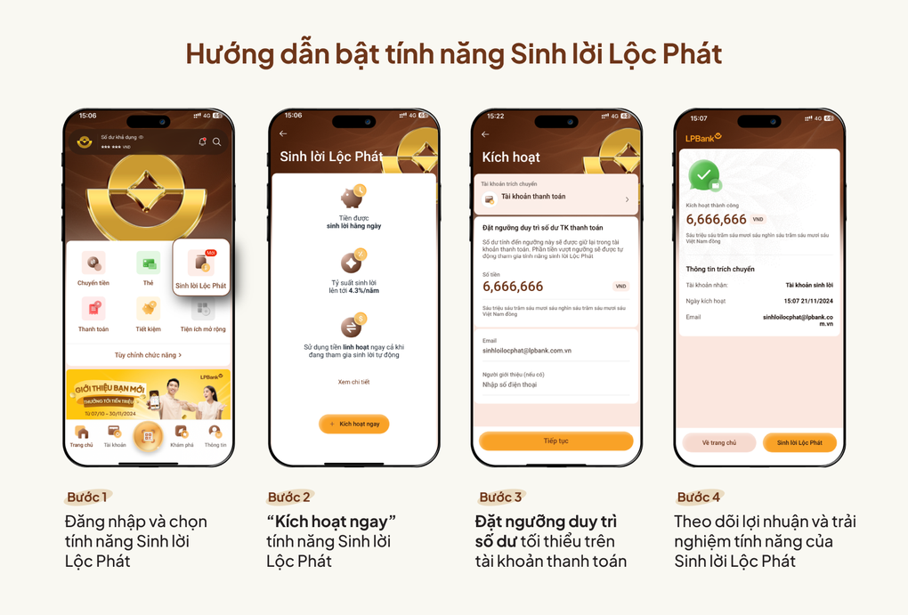 Sinh lời Lộc Phát 2.0: Tài khoản thanh toán có lợi suất tới 4,5%/năm - 2 Sinh lời Lộc Phát 2.0: Tài khoản thanh toán có lợi suất tới 4,5%/năm - 2