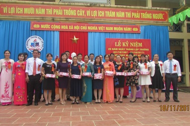 Kỷ niệm 20 năm ngày thành lập Trường THCS Minh Tiến