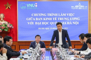 ĐH Quốc gia HN và Ban Kinh tế TƯ đẩy mạnh hợp tác nghiên cứu khoa học