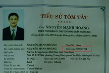 Bài 1: Sự thật việc Chủ tịch quận Hoàng Mai điều chỉnh lý lịch