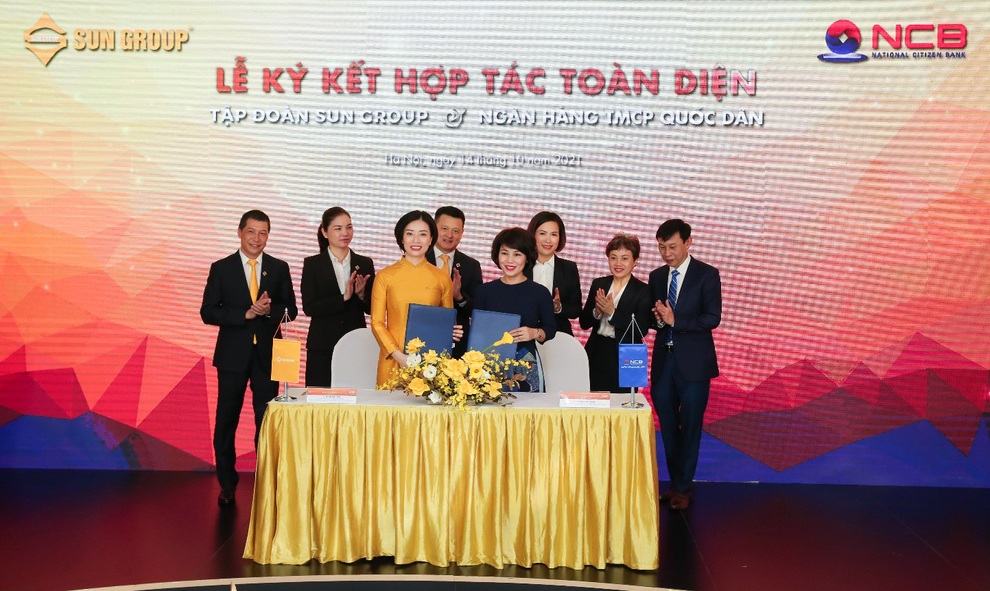 Sun Group và NCB ký kết thỏa thuận hợp tác toàn diện - 1 Sun Group và NCB ký kết thỏa thuận hợp tác toàn diện - 1