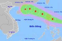 Cơn bão Toraji xuất hiện và sắp đi vào Biển Đông