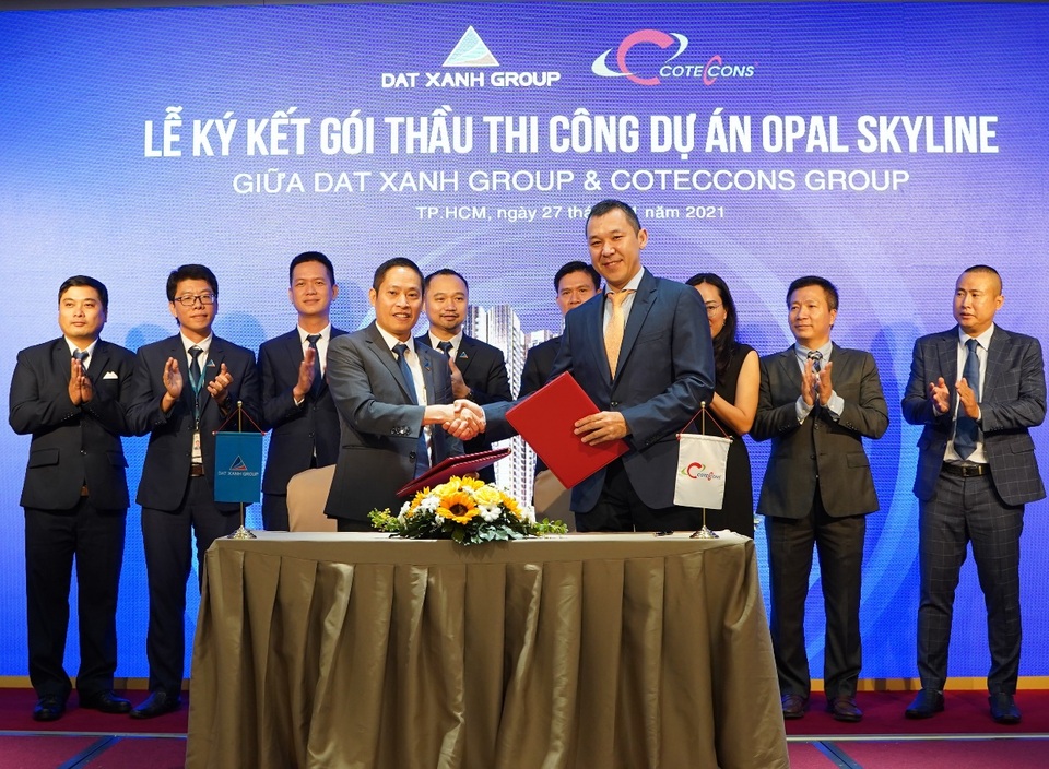 Tập đoàn Đất Xanh và Coteccons bắt tay xây dựng dự án Opal Skyline - 1 Tập đoàn Đất Xanh và Coteccons bắt tay xây dựng dự án Opal Skyline - 1