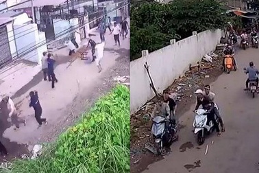 20 thanh niên lăm lăm hung khí truy sát nhóm công nhân ở Sài Gòn