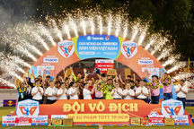 Kết thúc giải bóng đá Thanh Niên Sinh Viên Việt Nam 2024