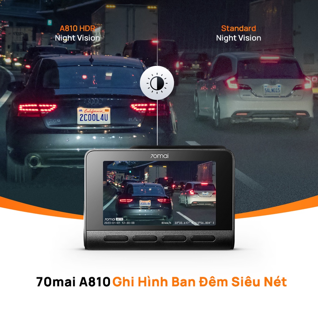 70mai trình làng camera hành trình A810, nâng cấp chip mới - 2 70mai trình làng camera hành trình A810, nâng cấp chip mới - 2
