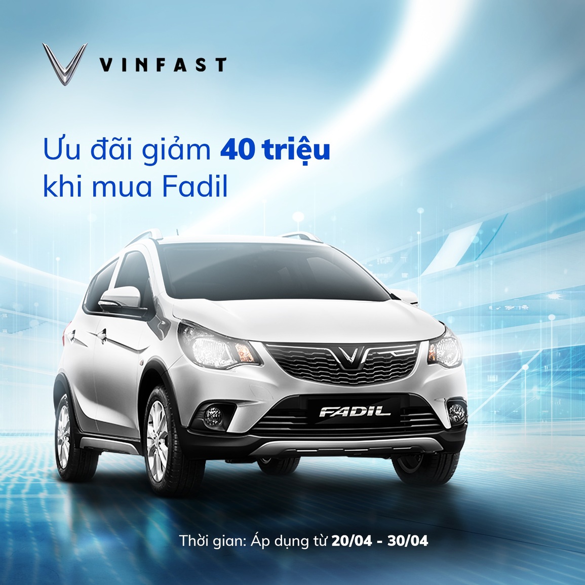 VinFast Fadil ưu đãi 40 triệu đồng trong 10 ngày cuối tháng 4 - 1 VinFast Fadil ưu đãi 40 triệu đồng trong 10 ngày cuối tháng 4 - 1