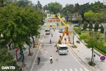 Gấp rút hoàn thiện phố đi bộ Thành cổ Sơn Tây trước dịp lễ 30/4 - 1/5