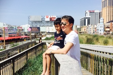 Mr.Đàm mang theo con trai nuôi đi Mỹ 