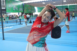 Hà Hương “Phía trước là bầu trời” được chồng ủng hộ, tự tin chơi pickleball - 1
