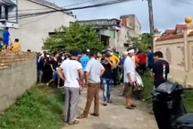 Xe tang vướng dây điện, 2 người bị điện giật tử vong