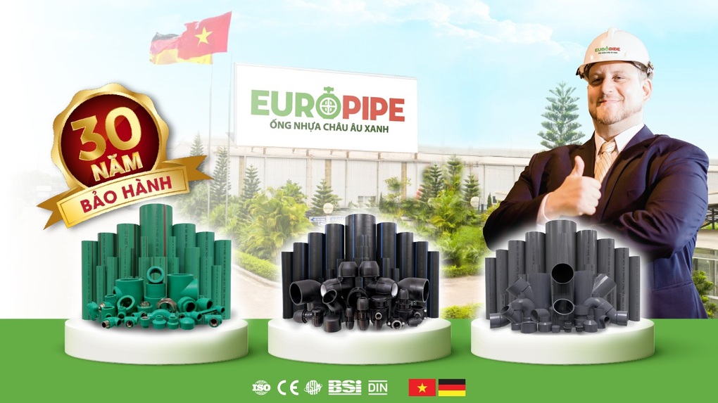 Chìa khóa cho sự bền vững của đường ống cấp thoát nước EUROPIPE - 6 Chìa khóa cho sự bền vững của đường ống cấp thoát nước EUROPIPE - 6
