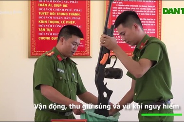 Vận động, thu giữ hàng trăm khẩu súng, vũ khí nguy hiểm