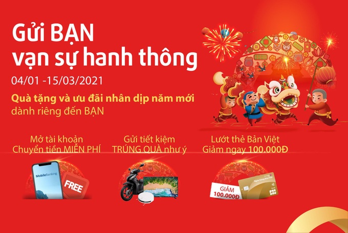 GỬI BẠN VẠN SỰ HANH THÔNG - Chương trình khuyến mại hấp dẫn từ Bản Việt gửi tặng khách hàng dịp năm mới - Ảnh 1.