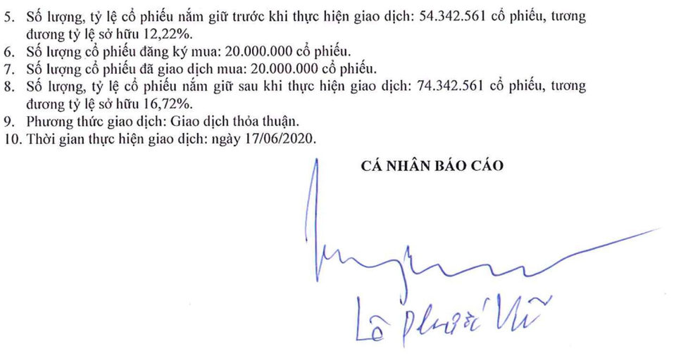 Tuyên bố “lên núi ở ẩn”, đại gia Lê Phước Vũ vẫn chi đậm mua sắm cổ phiếu - 1 Tuyên bố “lên núi ở ẩn”, đại gia Lê Phước Vũ vẫn chi đậm mua sắm cổ phiếu - 1