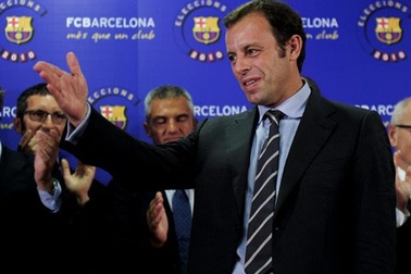 Sandro Rosell trở thành tân chủ tịch Barcelona