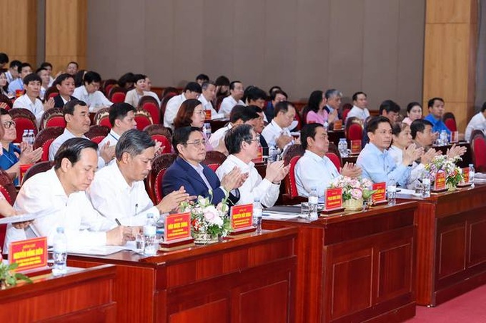 Thủ tướng Phạm Minh Chính và các đại biểu dự Hội nghị.