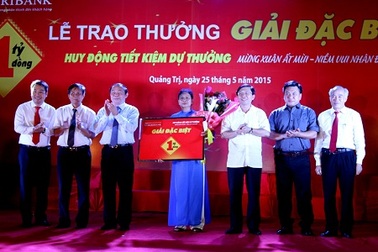 Agribank trao giải thưởng 1 tỷ đồng lần thứ 2