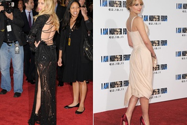 Hai kiều nữ đọ sắc trong buổi công chiếu phim